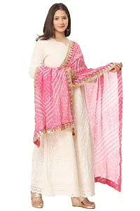 END FASHION Women's Art Silk Dupatta(BBGHF0012_Pestel Pink(Light Pink)_2.25)-thumb3