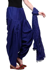 Mango people products Full cotton Patiala Salwar With Dupatta (Special ROYAL BLUE)-thumb3