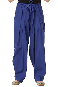 ENDFASHION Woman's Cotton Plain Patiala Salwar || Patiala || Patiyala || Patiala Pants || Cotton Patiala || Free Size (Multicolour) (Cotton, RoyalBlue)-thumb2