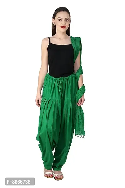 Mango people products Full cotton Patiala Salwar With Dupatta ( Special Green)-thumb5