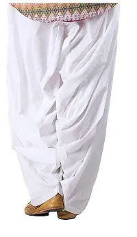 Branded Filter Products Women's Loose Fit Patiala Pants (BPAT01_White_Free Size)-thumb1
