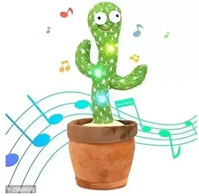 Kid Kraze ancing Cactus Talking Toy, Cactus Plush Toy (Green)