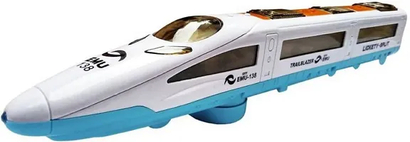 Amazia Emu Metro LED Train With Light and Music Toynbsp;for kids (White, Pack of: 1)-thumb4