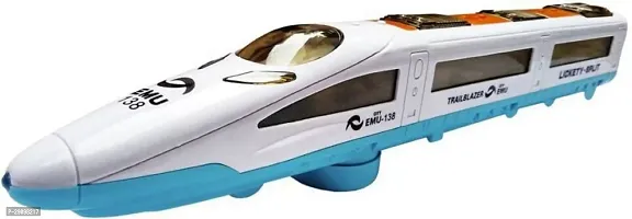 Amazia Emu Metro LED Train With Light and Music Toynbsp;for kids (White, Pack of: 1)-thumb5