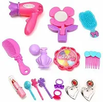 AS TRADERS Beauty Salon Fashion Play Makeup and Cosmetic kit with Accessories ()-thumb1