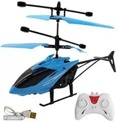 TGNSTORE Infrared Induction Flying 2 in 1 Helicopter with Hand Motion Detector (Sky Blue)-thumb0