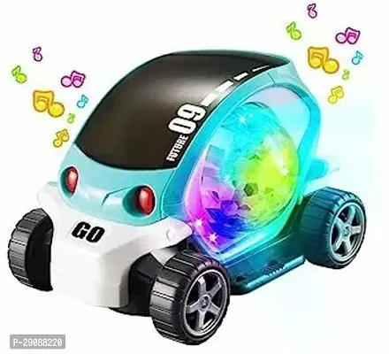 sushma sales Musical and Flashing Light Future 09 car Toy for Kids ;360deg;toy. (Multicolor)-thumb0