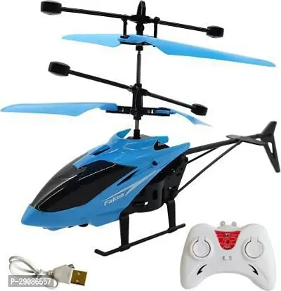 Kid Kraze Infrared Induction Helicopter Sensor Aircraft USB Charger (Blue)-thumb0