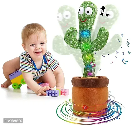 Kid Kraze Dancing Cactus with Lights Up Talking Singing Toy Decoration_C225 (Multicolor)-thumb0
