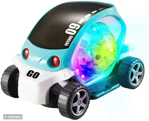 SALEOFF Musical 09 Future Car BUMP lsquo;Nrsquo; GO Toy With 360 Degree Rotation and 4D Lights48 (Multicolor)-thumb0