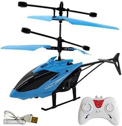 WRITEFLOW EXCEED BLACK HELICOPTER (LH-1805) WITH REMOTE CONTROL and SENSOR (Multicolor)-thumb0