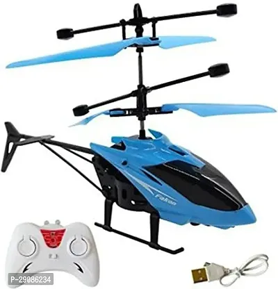 Nxt Exceed Helicopter Sensor Aircraft 2 in 1 Flying Helicopter with Remote Control (Blue)-thumb0