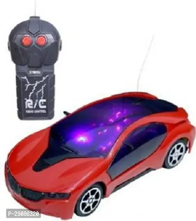 SSTOYS Wireless Remote Control Fast Modern Car With 3D Light (Multicolor)-thumb0