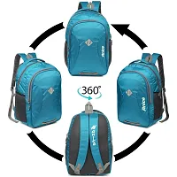 Casual Backpack Laptop And Travel Bags Stylish Boys  Girls School Bags | Bag With Waterproofing (Blue)-thumb1