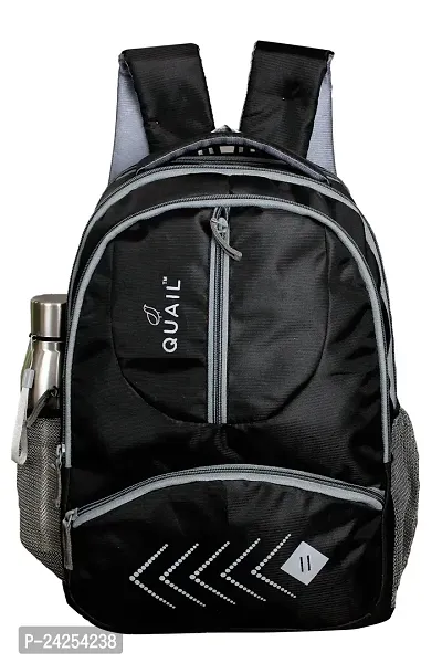 Office Bag Packs | School Bags | Casual Waterproof Laptop Bag | 35L | Backpack for Men Boys  Girls College Teens  Students - Black-thumb0