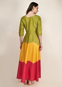 Classic  Silk Maxi Length  Dresses For Women-thumb3