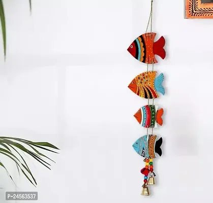 Wall Fish Hanging, Multi Color Fish-thumb0