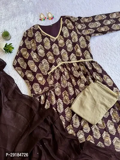 Classic Cotton Printed Kurta, Bottom  Set for Women