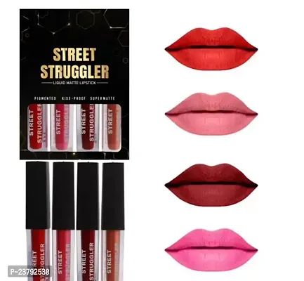 Liquid Lipstick Combo Multicolor Pack Of 4