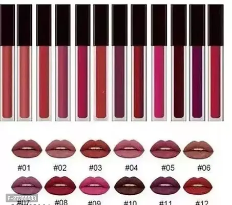 Pack of 12pc Multicolor Lipstick