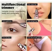 2in 1 Face Hair Upperlips Hair, Chin, Eyebrow Trimmer Shaver Hair Remover Flawless Machine for Women-thumb1