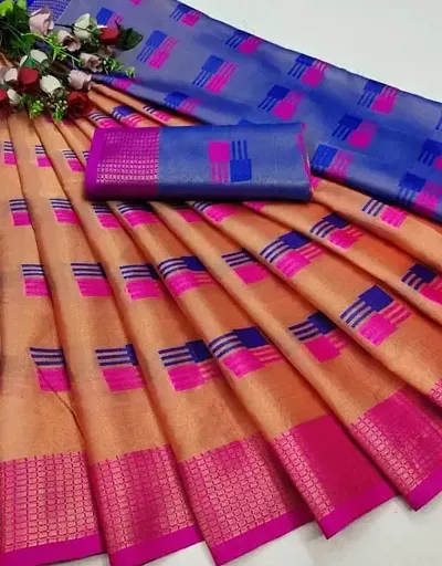 Stylish Art Silk Saree with Blouse Piece