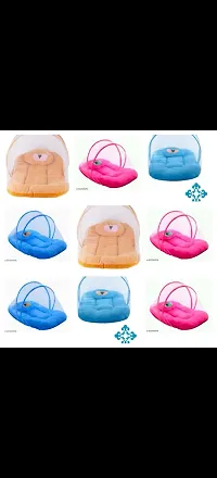 Beautiful Cot Bedding Set with Polyester Mosquito Net For Kids-thumb1