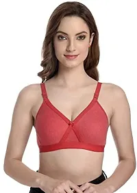 Stylish Multicoloured Cotton Solid Non Padded Bras For Women-thumb2