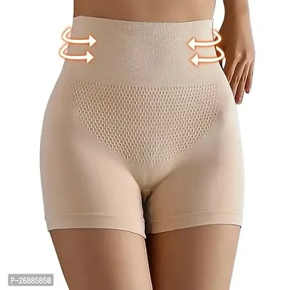 Heavy-Shapewear-Women's High Waist Anti Rolling Strip Tummy Control Slimming Panties Women Shapewear Underwear-thumb2