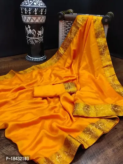 Women Stylish Cotton Silk Saree with Blouse piece-thumb0