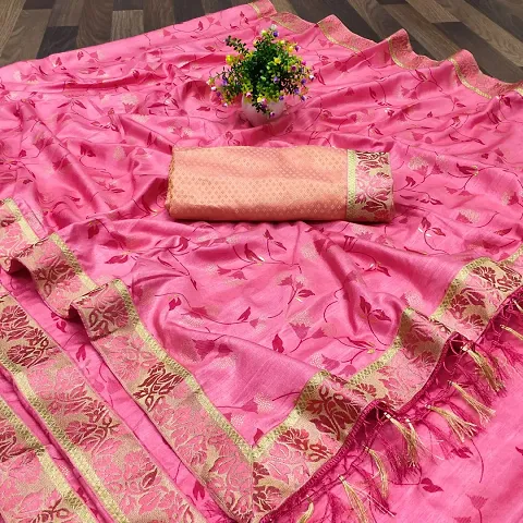 Best Selling Cotton Silk Saree with Blouse piece 