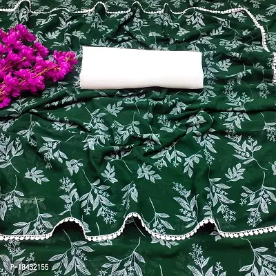 Women Stylish Cotton Silk Saree with Blouse piece-thumb0