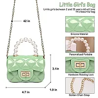 SM Mini Purse for Toddler Girls Crossbody Cute Princess Handbags Shoulder Bag for Toddler Little Girl Shoulder Bag for Kids (Green)-thumb1