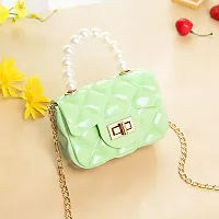 SM Mini Purse for Toddler Girls Crossbody Cute Princess Handbags Shoulder Bag for Toddler Little Girl Shoulder Bag for Kids (Green)-thumb3