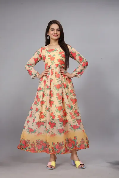 Best Selling Georgette Ethnic Gowns 