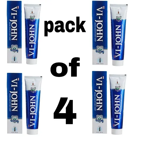 Vi-John Shaving Cream with Bacti-Guard 125gm Classic PACK OF 4