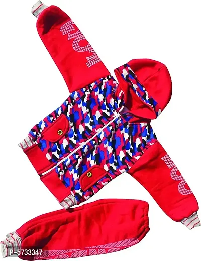 Trendy Polycotton Winter Wear Sweatshirt  - Red-thumb0