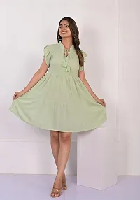 Armiya Casual Solid Women Mini Dress-thumb3