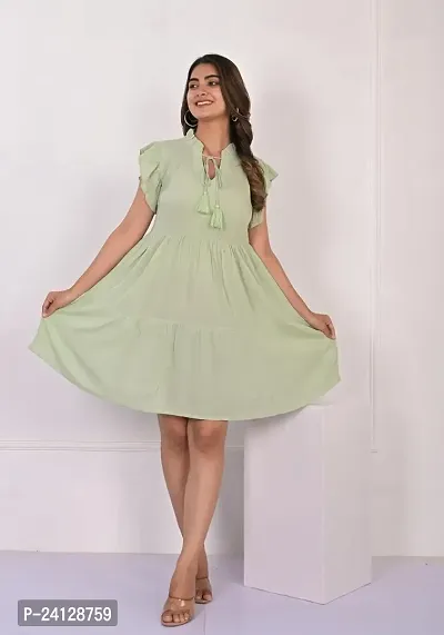 Armiya Casual Solid Women Mini Dress-thumb4