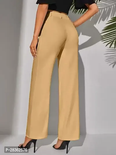 Elegant chiku Lycra Trousers For Women-thumb2
