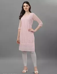 Classic Georgette Chikankari Kurta for Women-thumb1