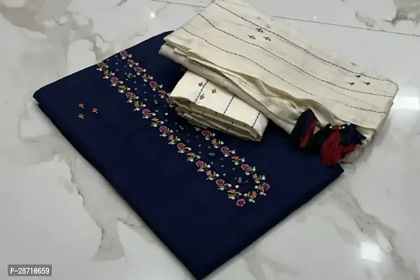 Exclusive Cotton Dress Material with Dupatta-thumb0