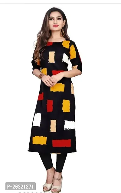 Stylish Crepe Kurta For Women-thumb0