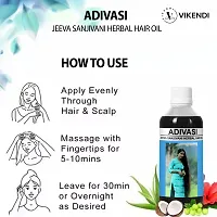 Vikendi Aadivasi Jeeva Sanjivani Oilanic 100 % Pure And Naturals Adivasi Jeeva Sanjivani Herbal Hair Oil Strengthening And Volumized Hair-Pack Of 2, 125 Ml Each-thumb2