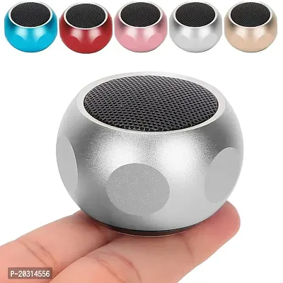 Bluetooth Mini Smart Speaker,4D Stereo HQ Sound ,Shiney Metal Body,Small But Very Loud Multi color Mini Boost 6Speaker