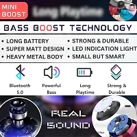 Bluetooth Mini Smart Speaker,4D Stereo HQ Sound ,Shiney Metal Body,Small But Very Loud Multi color Mini Boost 6Speaker-thumb1
