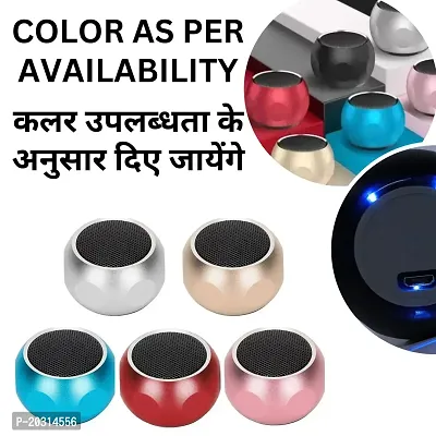Bluetooth Mini Smart Speaker,4D Stereo HQ Sound ,Shiney Metal Body,Small But Very Loud Multi color Mini Boost 6Speaker-thumb3