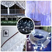 Dhoom String Lights 12 Meter 50 LED for Indoor and Outdoor Decoration Fairy Rice Light Waterproof LED Rice Light for Decoration Rice Light and String Light for Diwali Christmas Pack of 1 (White Color)-thumb1