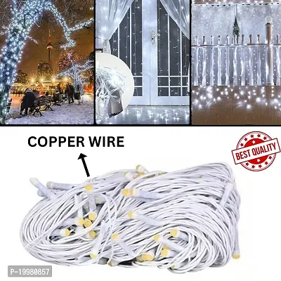 Dhoom String Lights 12 Meter 50 LED for Indoor and Outdoor Decoration Fairy Rice Light Waterproof LED Rice Light for Decoration Rice Light and String Light for Diwali Christmas Pack of 1 (White Color)-thumb4