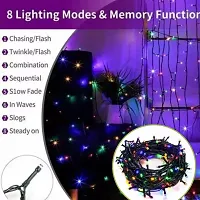 43 LED 15 METER String rice Light with 8 Color Changing modes Multicolour led Bulbs for Diwali, Christmas, Home Decoration.Heavy Duty Copper Led String Light Rice String (Multicolor)-thumb2